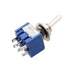 DIGISHUO MTS-202 Mini Toggle Switch 6A 125V AC 6-Pin 2-Position