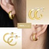 VNOX Earrings Girls Men Earrings Women's Gold Silver Rose Gold