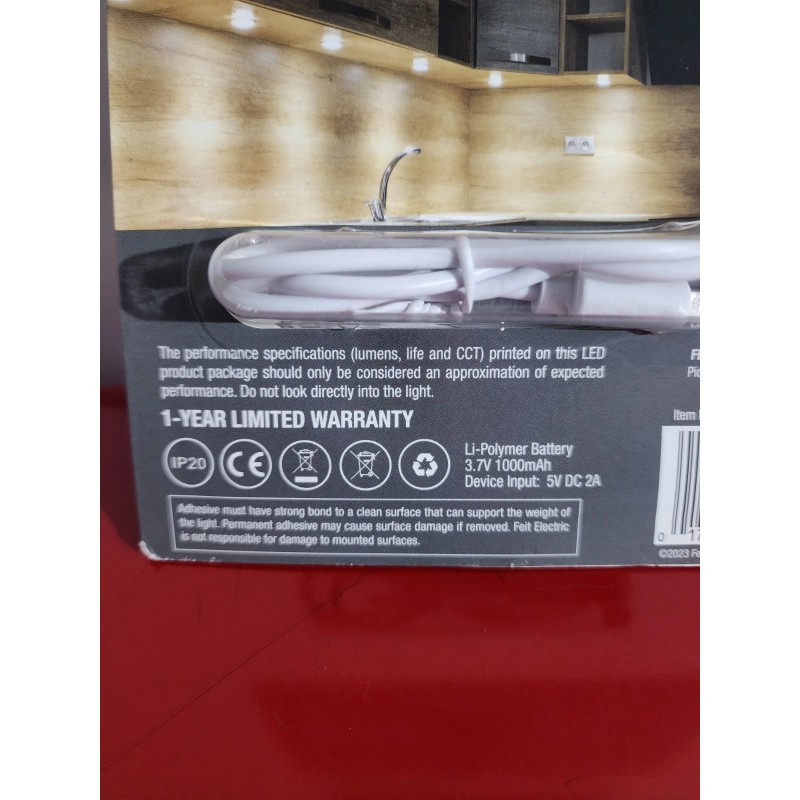 Feit Electric 3 Pack Feit Rechargeable LED Puck Lights with