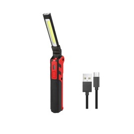 WINDFIRE LED Work Light, Rechargeable Magnetic Work Light Handheld Flashlight, Inspection Lamp Grill Light with Magnetic Base, 270° Rotate & 2 Light Modes, Tool Gifts for Men, Car Repair, Garage