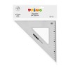 Morocolor PRIMO, square 45° 30 cm, smoke grey colour, anti-glare,