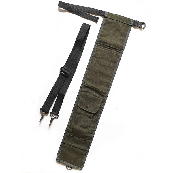 TIPU Axe and Saw Sling, Bushcraft Axe Carrier, Canvas Sheath for BOREAL21 Folding Bow Saw