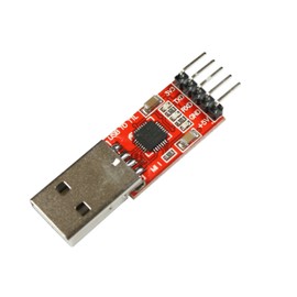 USB to TTL / UART Converter Adapter, Serial Port Adaptor 3.3V / 5V, CP2102 with Jumper Wires (F-F) for Linux, macOS, Win7, Win8, Win10