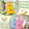 Scinzene Easter Bags Set of 4, Easter Bags with Rabbit