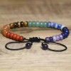 ELeJei Boutique 7 Chakra Healing Stones Beaded Bracelet