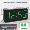 Peakeep Battery Operated Digital Clock, Alarm Clock for Bedrooms -