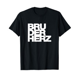 Best Gift for Your Brother. Brother Heart T-Shirt, black