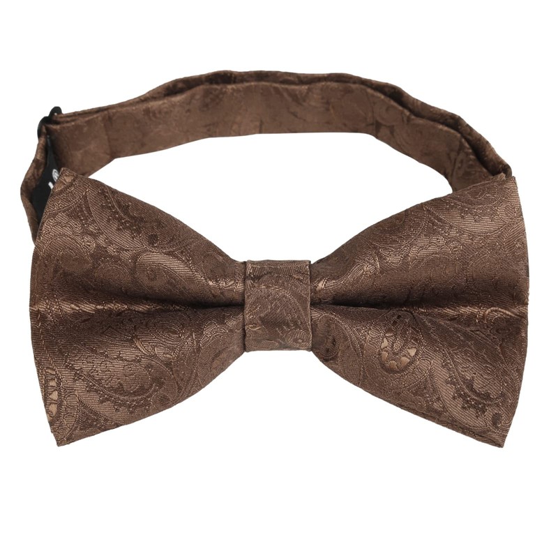 Alizeal Mens Gradient Paisley Bow Tie Pre Tied Pocket Square