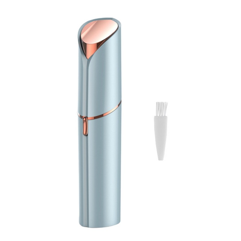 Electric Facial Hair Remover Women Lipstick Shaped Portable USB Charging