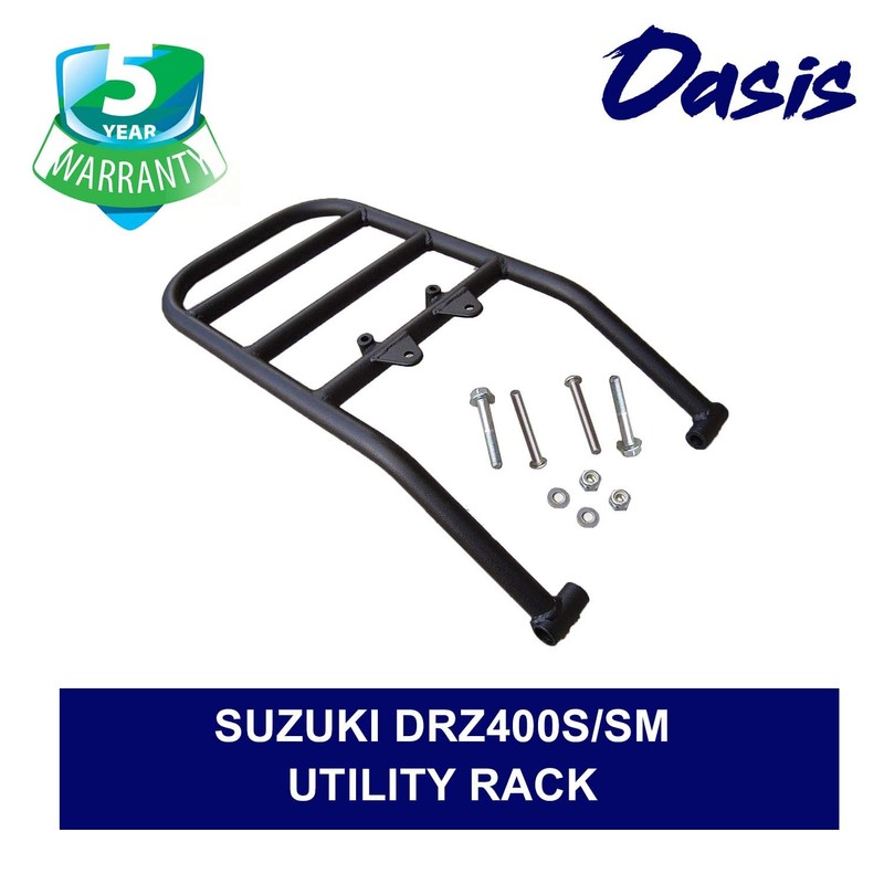 Oasis Rear Luggage Utility Rack - Compatible with Suzuki DRZ400S/SM