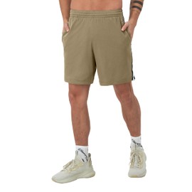 Champion Men's Shorts, Lightweight Attack Shorts, Men's Mesh Shorts with Pockets, 7, Soft Suede C Patch Logo, Medium