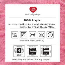 RED HEART Soft Baby Steps Yarn, Baby Blue
