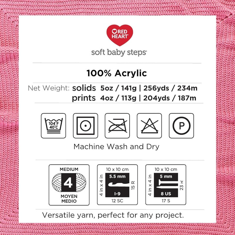 RED HEART Soft Baby Steps Yarn, Baby Blue