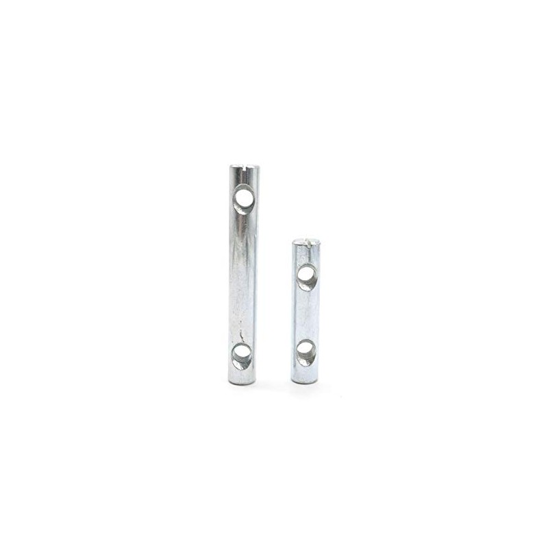cSeao 6pcs Dual Holes M8 Barrel Nut Cross Dowels Slotted