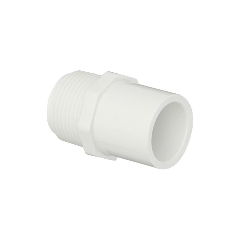 Spears 461 Series PVC Pipe Fitting, Adapter, Schedule 40, 1"