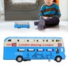1:90 Children Double Layer Bus Toy Simulation Alloy Pull Back