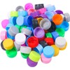 LAUQEE 100PCS Plastic Bottle Caps DIY Craft Environmental Protection Bottle