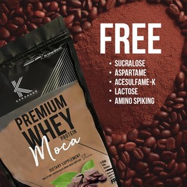 KARDAGAR Premium Whey Protein | Mocha | Whey Protein Isolate | 33 Servings | 2.2 LBS