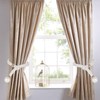 Homirty Pack of 2 Curtain Holders, Adjustable Tiebacks for Curtains,