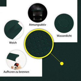 Longing Home Tablecloth Roll, 0.3 x 25 m, Dark Green, Disposable Non-Woven Fabric-Like Tablecloth Roll, Sold by the Metre, Suitable for Birthday, Party, Decoration