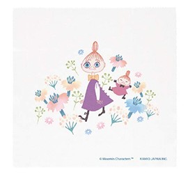 Kamio Japan 36630 Moomin Cloth Mini Max Glasses Wipe, 7.7 inches (19.5 cm), Knitted, Made in Japan, Little My Flower Garden