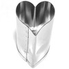 Kanda 078109 18-8 Stainless Steel, Extracted, Heart, Medium, #2, Commercial