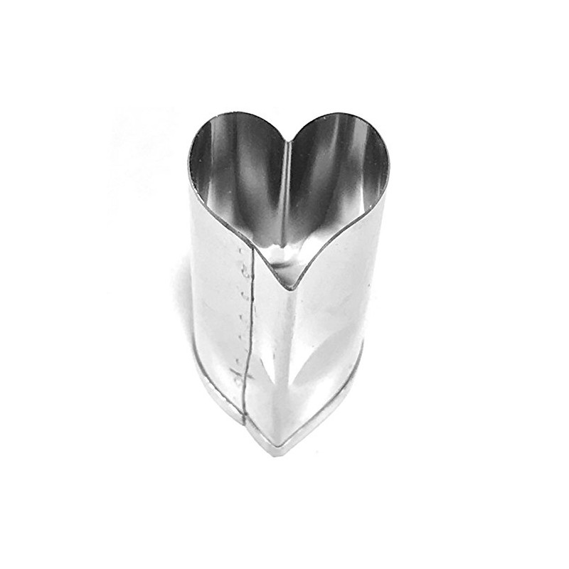 Kanda 078109 18-8 Stainless Steel, Extracted, Heart, Medium, #2, Commercial