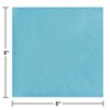 50-Count Touch of Color 3-Ply Paper Beverage Napkins, Pastel Blue