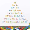 DECOWALL DS-1808DE ABC German alphabet wall sticker for children, letters
