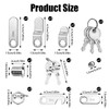 Letterbox Lock, Letter Box Lock, 5 Keys with 5 Different