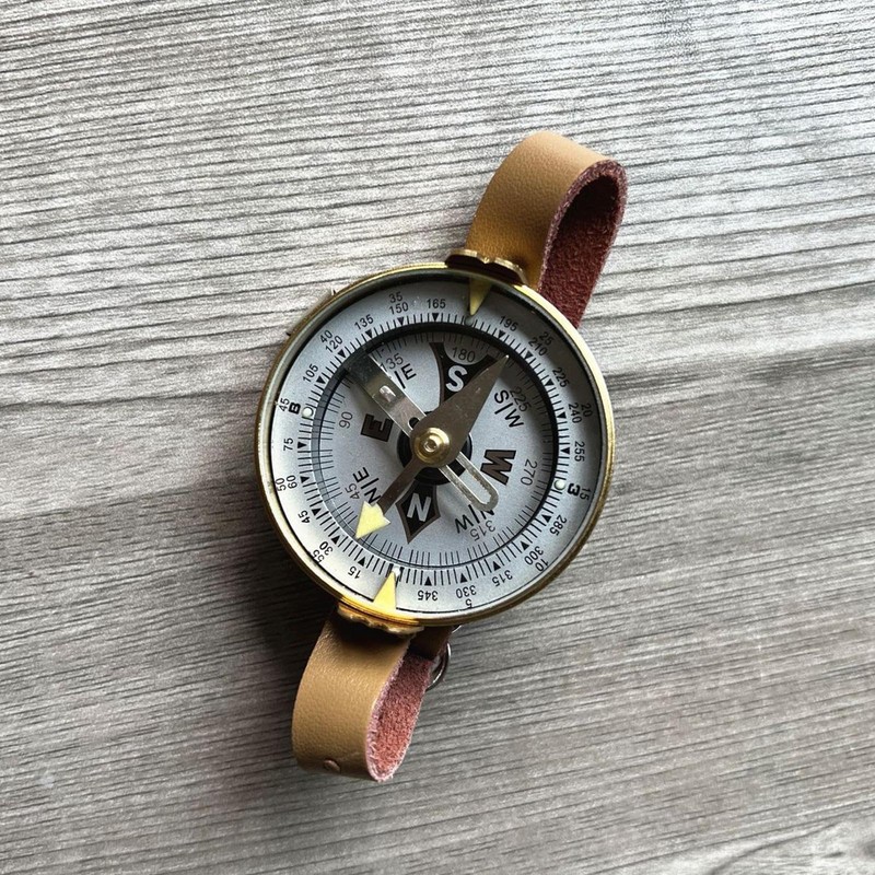 Watch Band Compass,Portable Survival Watch Watchband Compass | Glow-in-The-Dark Wrist