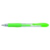 PILOT G207 Retractable Gel Rollerball 0.7mm Tip- Neon Green, Box