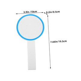 TEHAUX 8pcs Scoreboard Mini Whiteboard Erasable Boards Student Boards Dry Erase Paddles Hand Portable Blank for Voting
