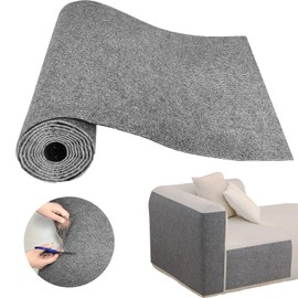 Cat Scratch Couch Furniture Protector, Adhesive Cat Scratch Pad Deterrent for Furniture, DIY Climbing Cat Scratcher Couch Protector from Cat Claws Scratching for Indoor (Light Grey, 78.7x15.8Inch)