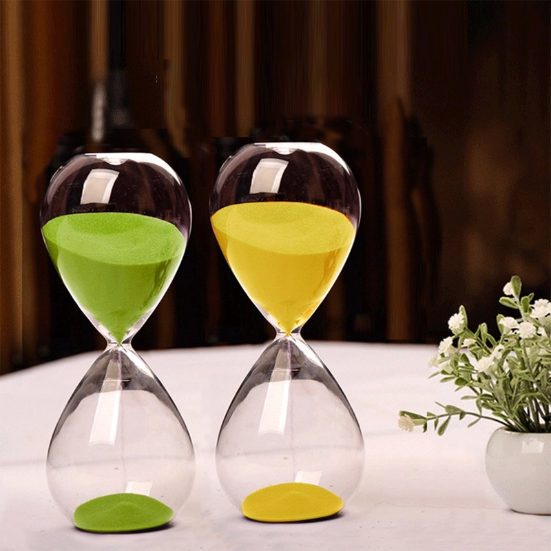 Hourglass, HoveBeaty Hand-Blown Sand Timer Set for Time Management 15