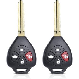 MechanMagic Key Fob Remote Replacement Fits for Toyota Camry 2007 2008 2009 2010 2011/Corolla 2009-2010 HYQ12BBY Keyless Entry Remote Control 89070-06232(Pack of 2)