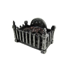 Melody jane Dollhouse Fire Grate Basket with Luminous Charcoal Resin 1:12 Fireplace Accessories