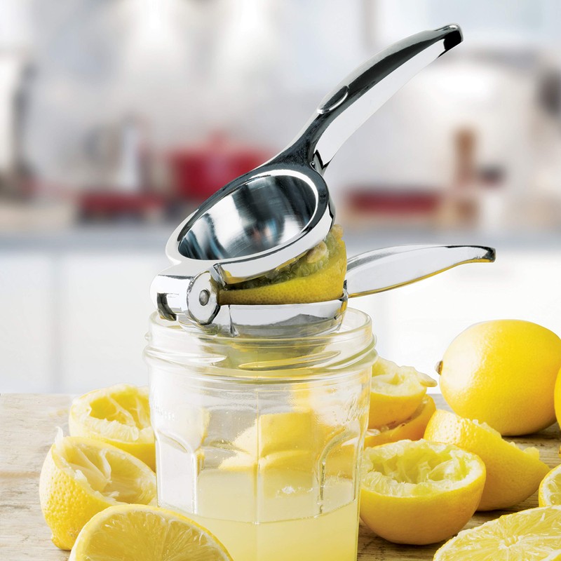 OGGI Citrus Press- Zinc Alloy Manual Citrus Juicer, Ideal Hand