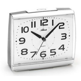 Atlanta Großer Wecker mit automatischem Nachtlicht Sensor Quarz Analog - 1919-19