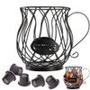 WEIWUXIAN Coffee Cup Storage Basket Coffee Capsule Storage Basket Coffee