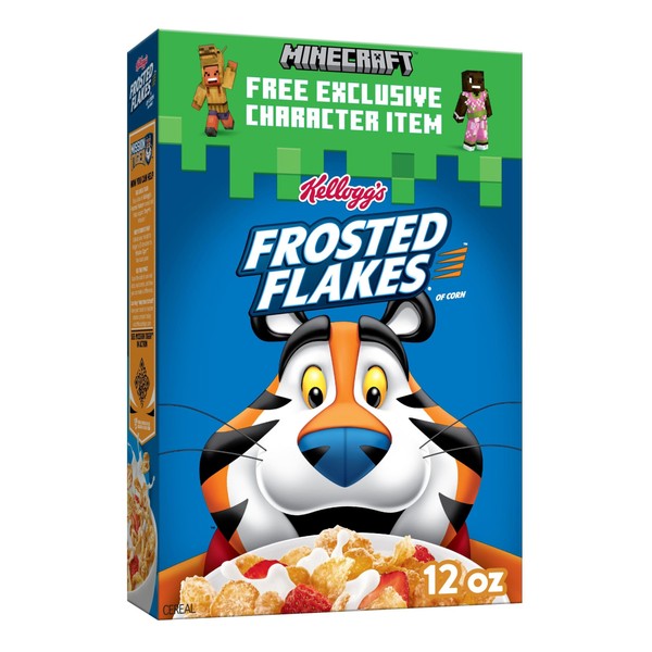 Kellogg's Frosted Flakes Breakfast Cereal, Kids Cereal, Family Breakfast, Original,