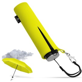 STYNGARD Stockholm Children's Umbrella with Safety Reflectors and Reflective Band – Children's Umbrella Girls & Boys – Children's Umbrella Children's School Bag Model Stockholm, yellow