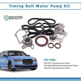 ECCPP Timing Belt Water Pump Kit Fit for 2001-2011 for Hyundai Accent