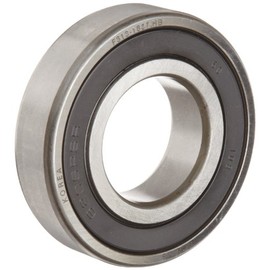 FAG 6203-2RSR-C3 Deep Groove Ball Bearing, Single Row, Double Sealed, Steel Cage, C3 Clearance, Metric, 17mm ID, 40mm OD, 12mm Width, 12000rpm Maximum Rotational Speed, 1070lbf Static Load Capacity, 2150lbf Dynamic Load Capacity