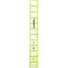 Omnigrid Ruler, 1-? x 12-Inch, Clear