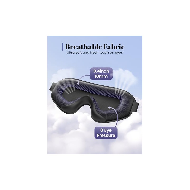 WAOAW Sleep Mask Máscara de ojos para dormir, Cubiertas de