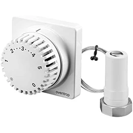 Uni FH 1012295 Remote Adjustment Thermostat with Capillary Pipe 2000 mm White by Oventrop
