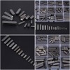 Vikye 140 Pcs Round Ended Feather Key, Parallel Drive Shaft