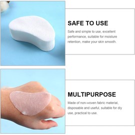 Mascarilla de Ojos Casera de Tela No Tejida de Color Claro, Multipropósito y Segura Cuidado Facial, Paquete 1000 Piezas para Uso Delicado y Clásico