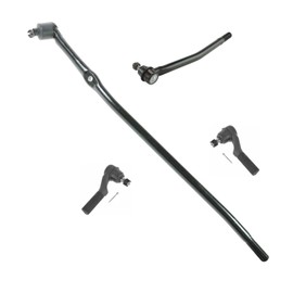 Front Steering Kit Drag Link Tie Rod Compatible with 2008-2014 Ford E-150 E-250 2008-2019 E-350 Super Duty E-450 Super Duty